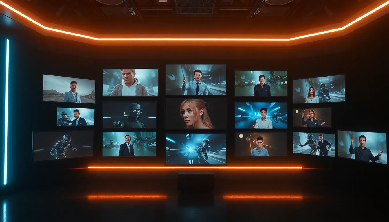 Multiple AI video model outputs shown together for comparison inside one mobile app
